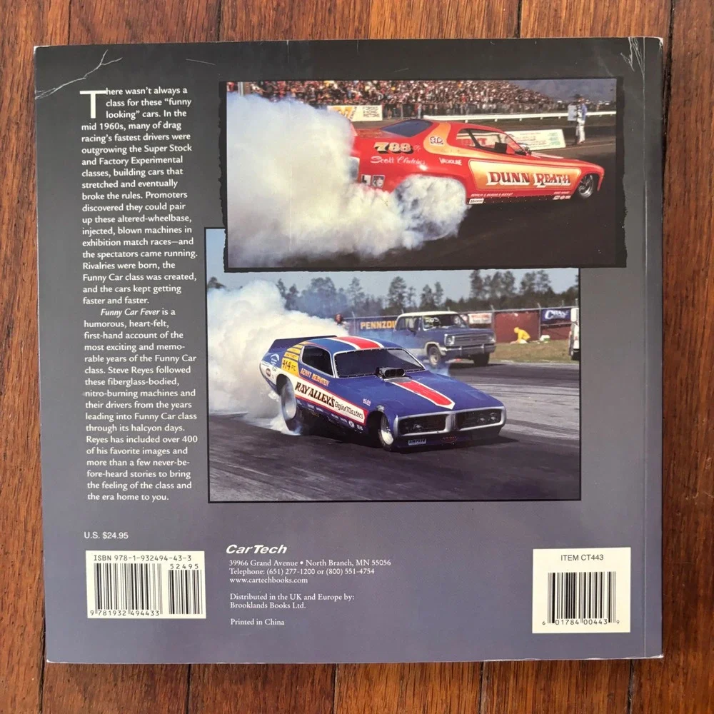 CarTech Steve Reyes Books EUC Slingshot Spectacular Funny Car Fever + 1 (Read)
